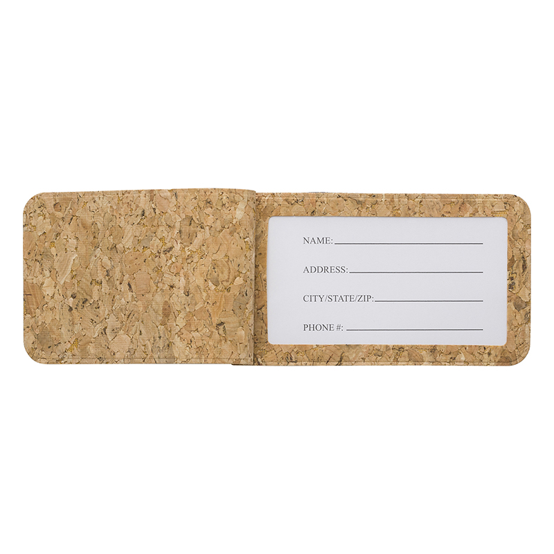 Cork luggage label - Image 3